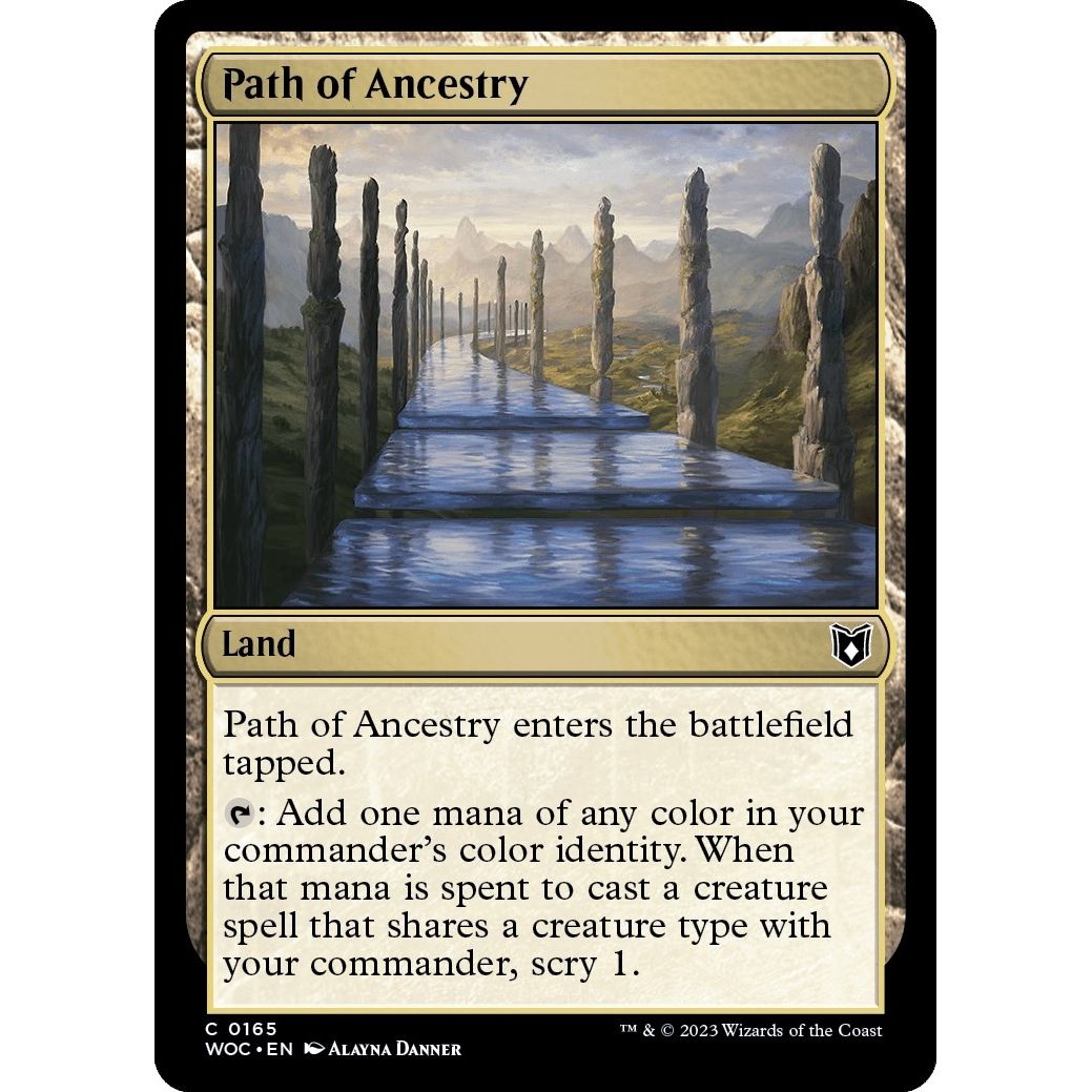 Image for Path of Ancestry (165) (WOC) - Magic: The Gathering