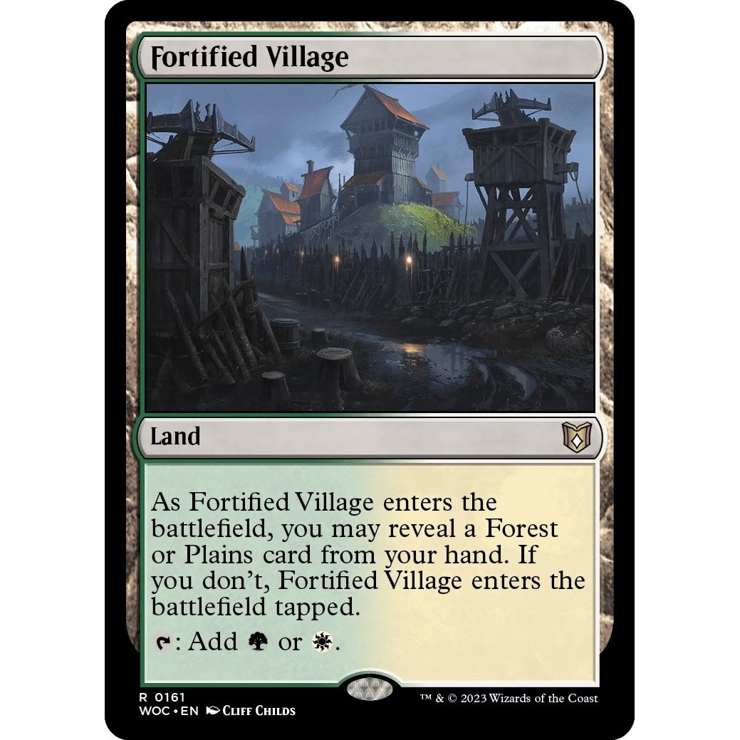 Image for Fortified Village (161) (WOC) - Magic: The Gathering