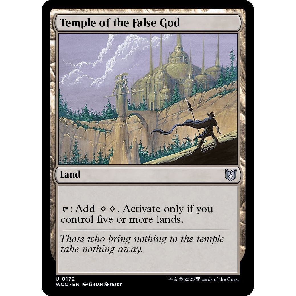 Image for Temple of the False God (172) (WOC) - Magic: The Gathering