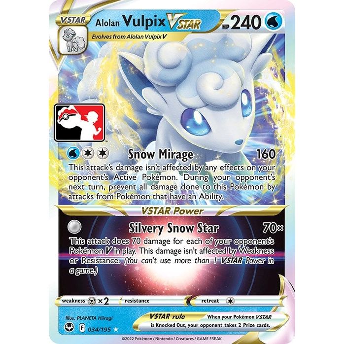 Image for Alolan Vulpix VSTAR (034/195) - Pokemon