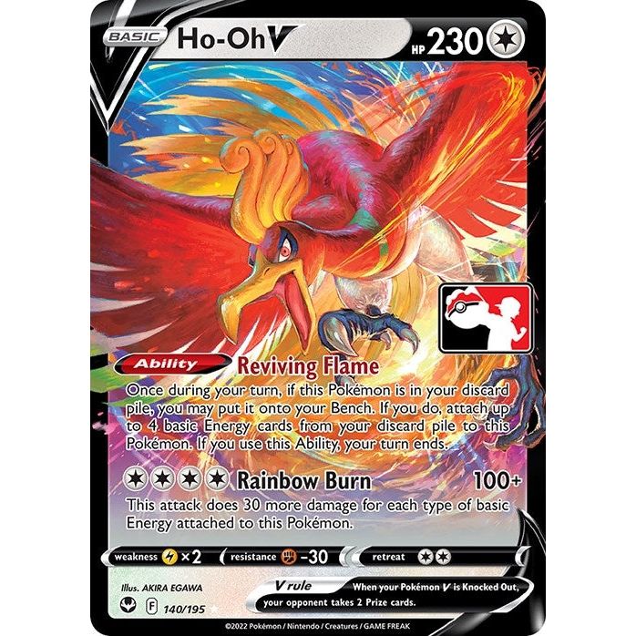 Image for Ho-Oh V (140/195) - Pokemon