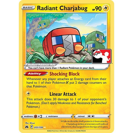 Image for Radiant Charjabug (051/159) - Pokemon