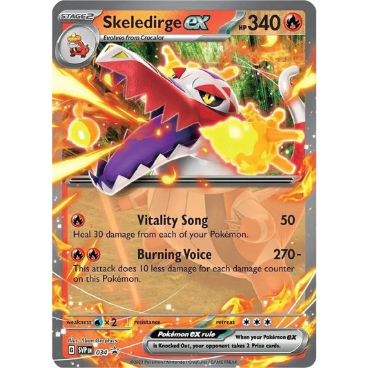 Image for Skeledirge ex - 034 (034) (SVP) - Pokemon