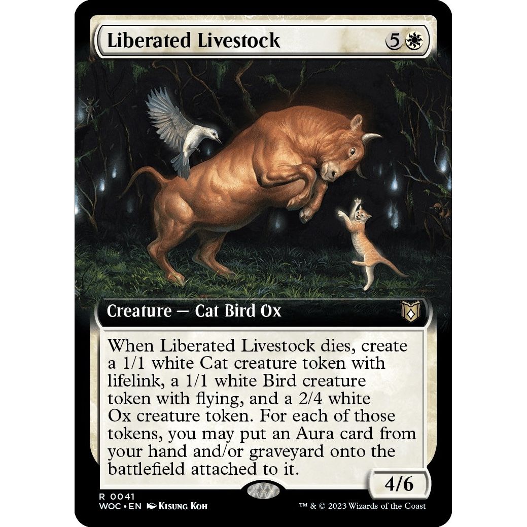 Image for Liberated Livestock (Extended Art) (41) (WOC) - Magic: The Gathering