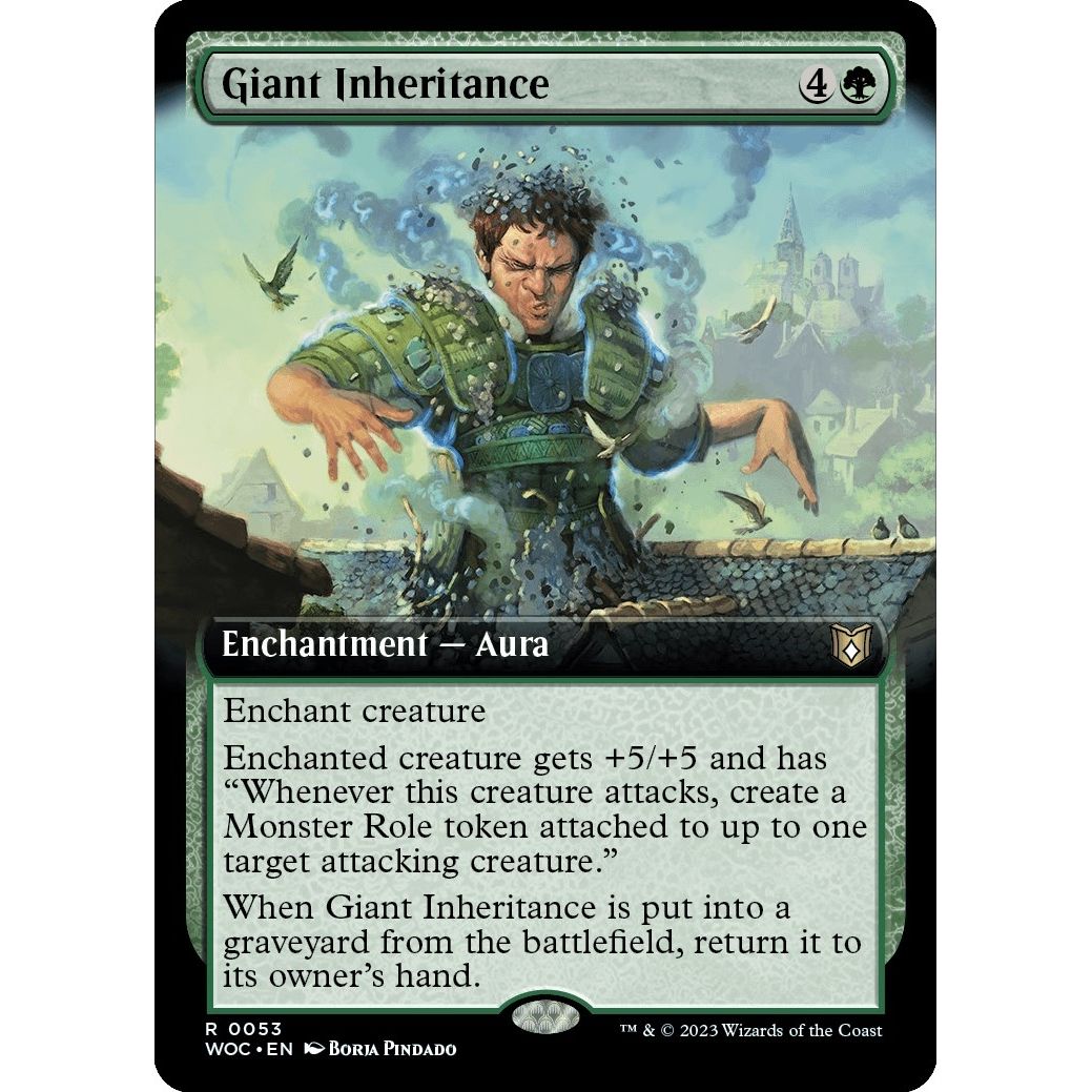 Image for Giant Inheritance (Extended Art) (53) (WOC) - Magic: The Gathering
