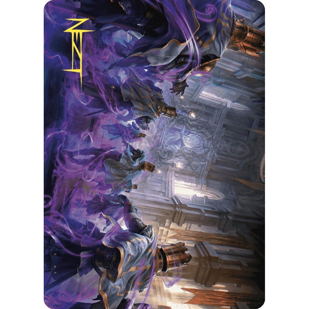 Image for Eerie Interference Art Card (Gold-Stamped Signature) (4) (ASWOE) - Magic: The Gathering
