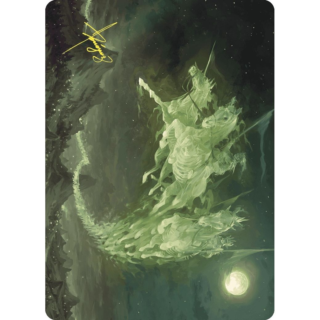 Image for Moonshaker Cavalry Art Card (Gold-Stamped Signature) (5) (ASWOE) - Magic: The Gathering