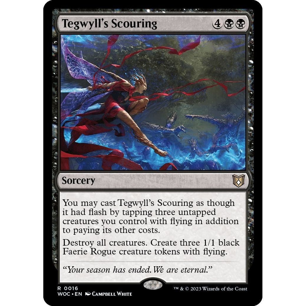 Image for Tegwyll's Scouring (16) (WOC) - Magic: The Gathering