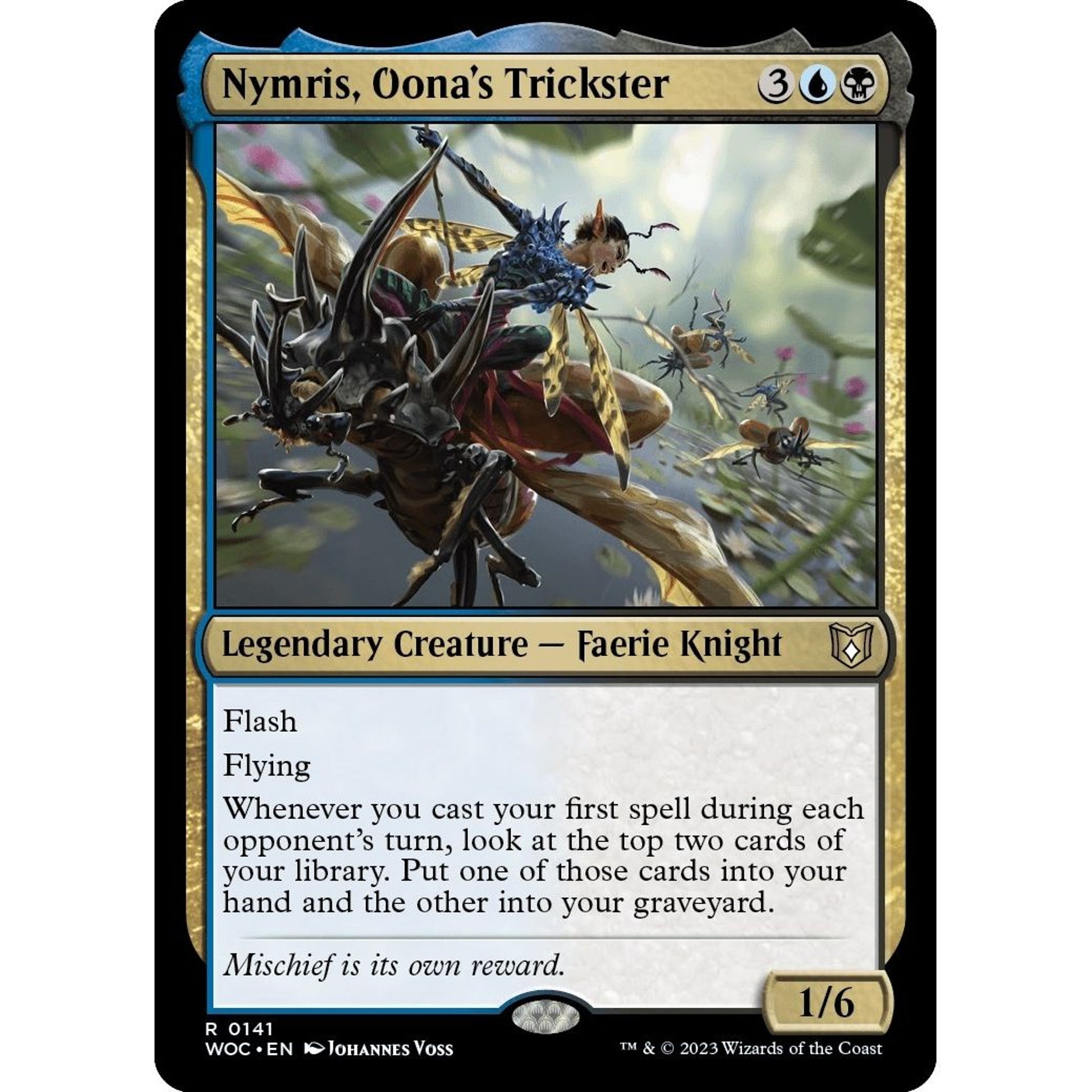 Image for Nymris, Oona's Trickster (141) (WOC) - Magic: The Gathering