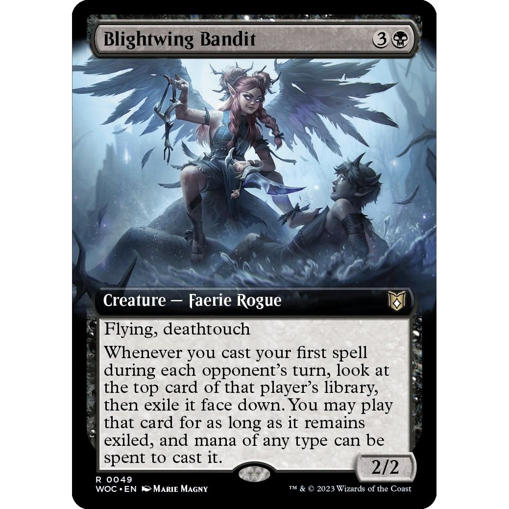Image for Blightwing Bandit (Extended Art) (49) (WOC) - Magic: The Gathering