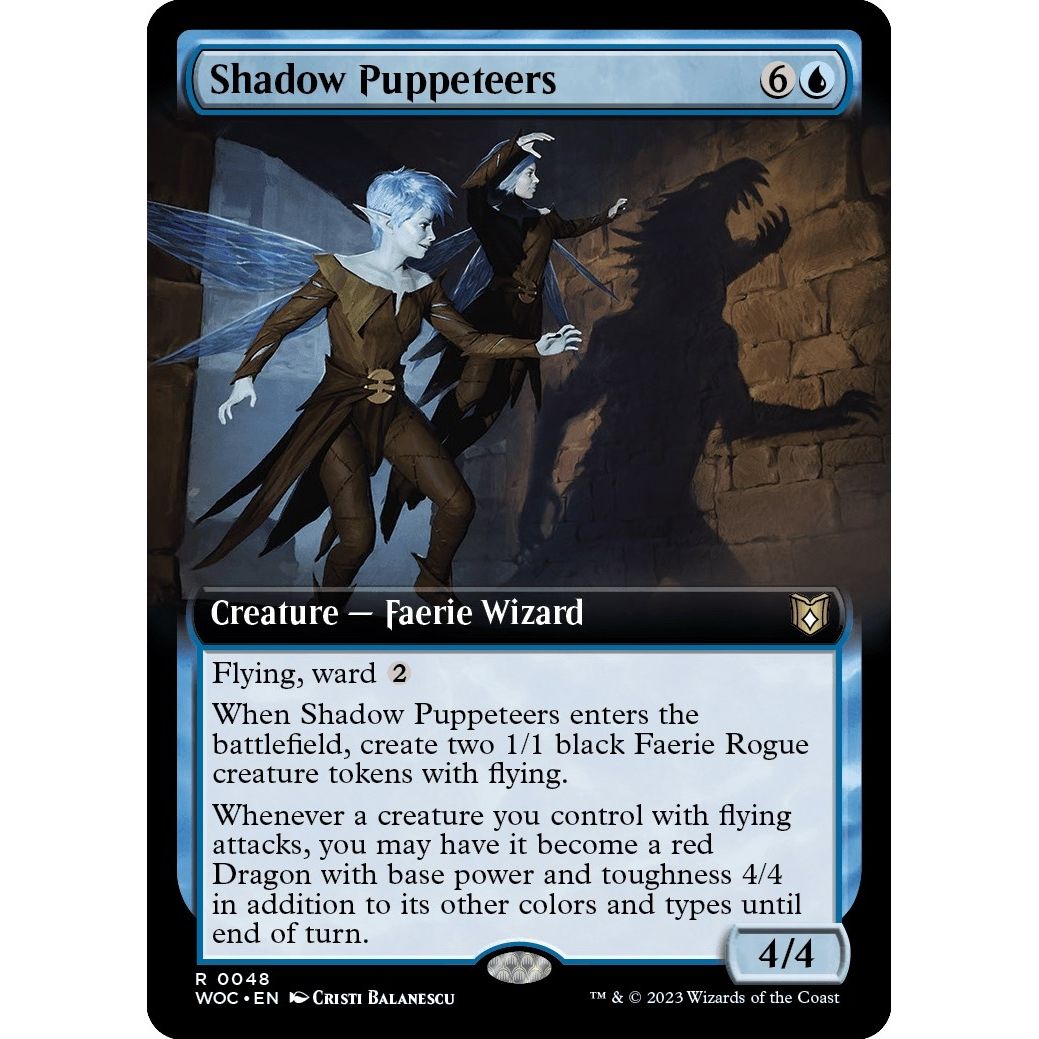 Image for Shadow Puppeteers (Extended Art) (48) (WOC) - Magic: The Gathering