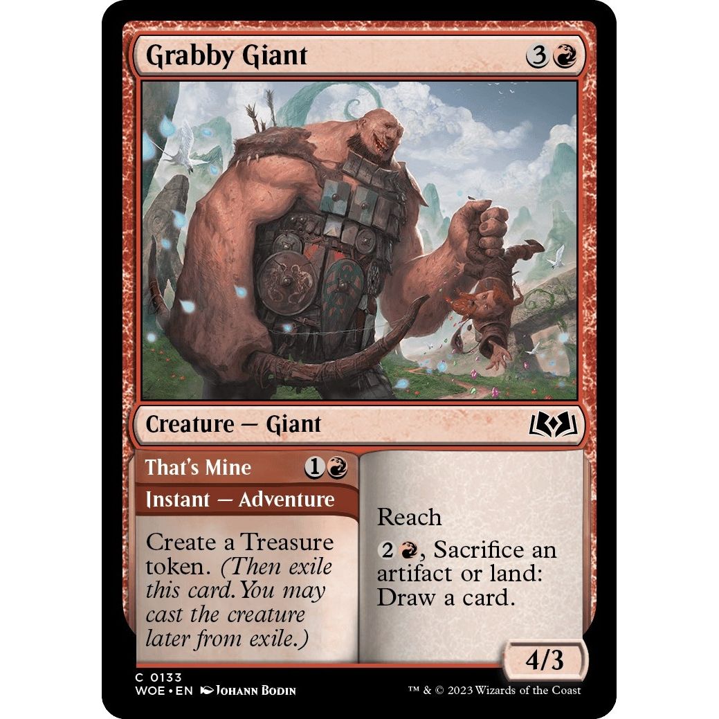 Image for Grabby Giant (133) (WOE) - Magic: The Gathering