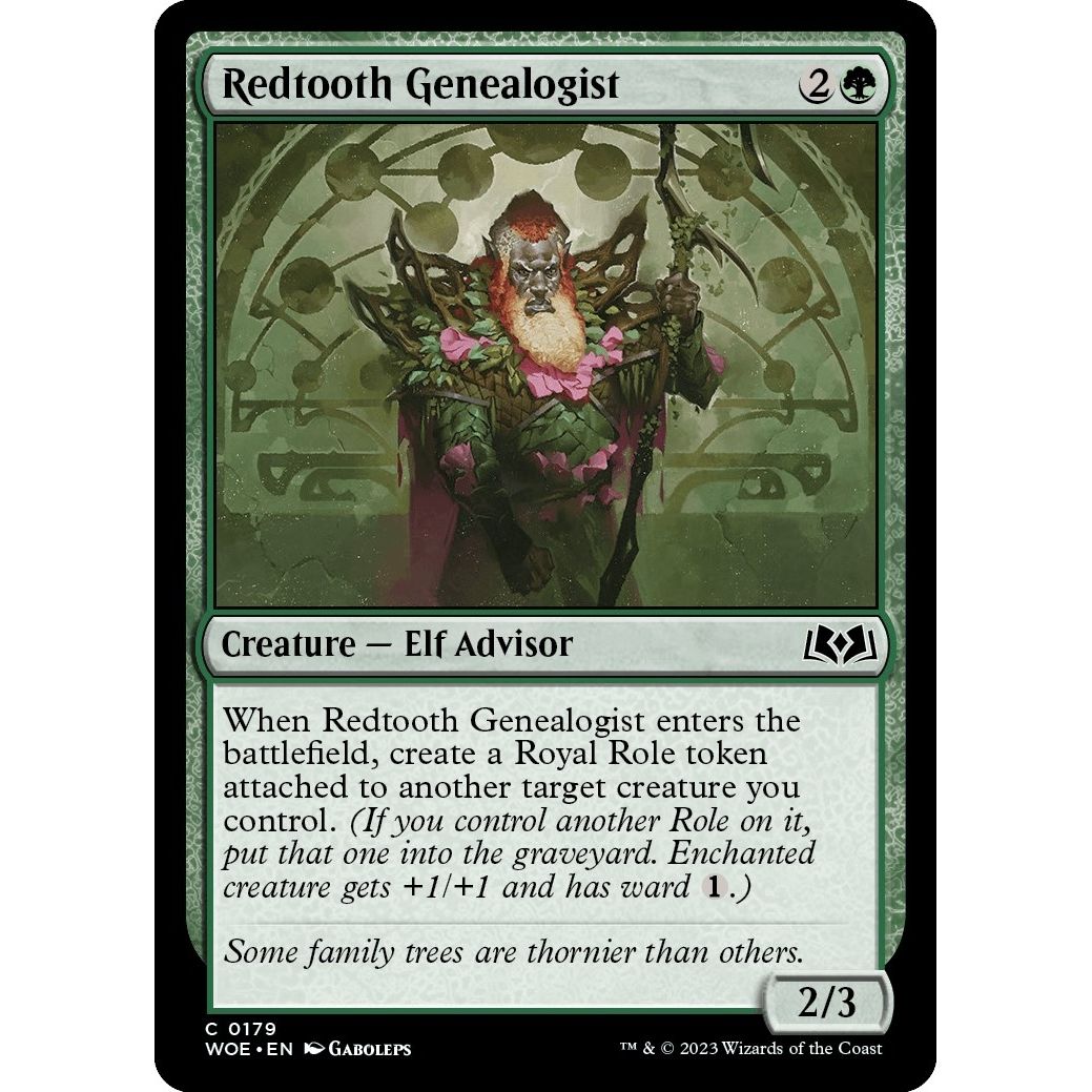 Image for Redtooth Genealogist (179) (WOE) - Magic: The Gathering