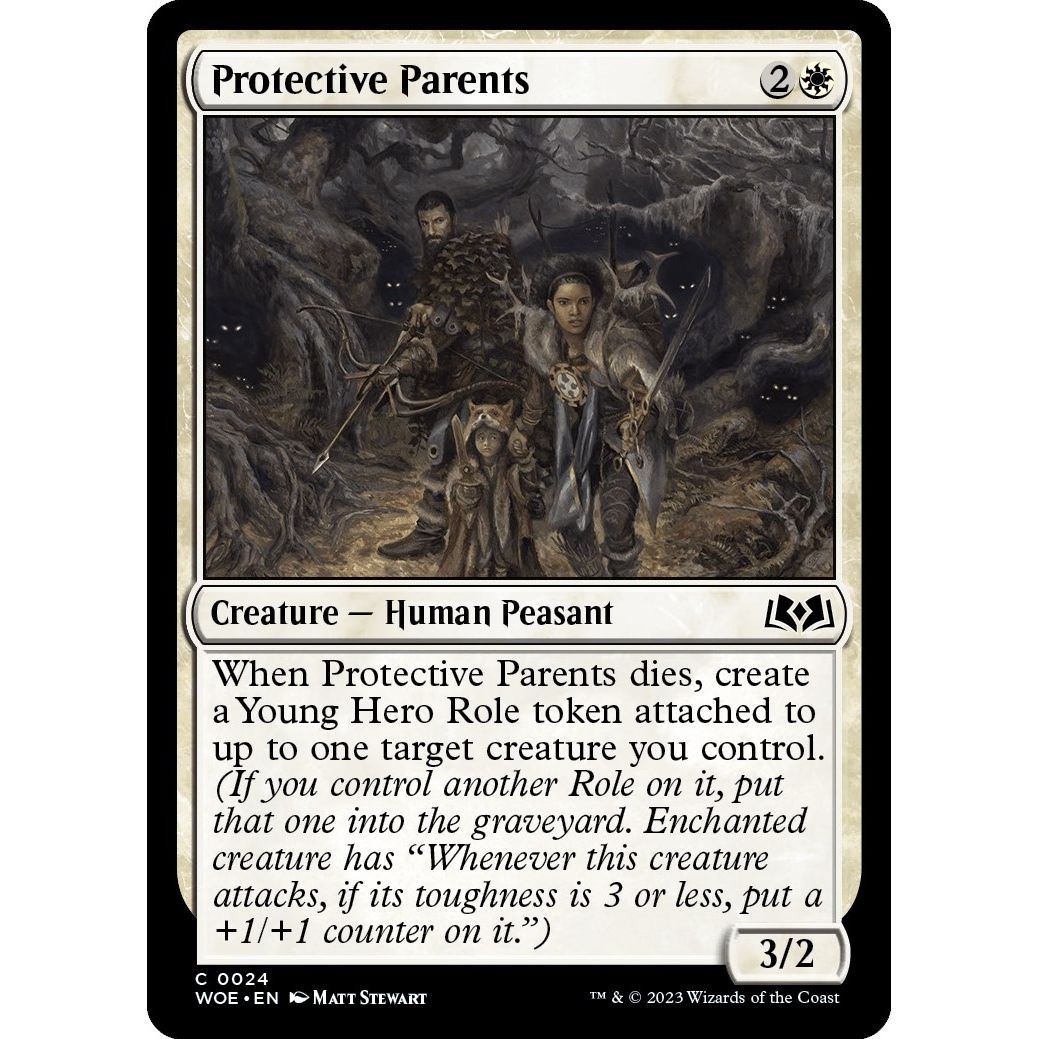 Image for Protective Parents (24) (WOE) - Magic: The Gathering