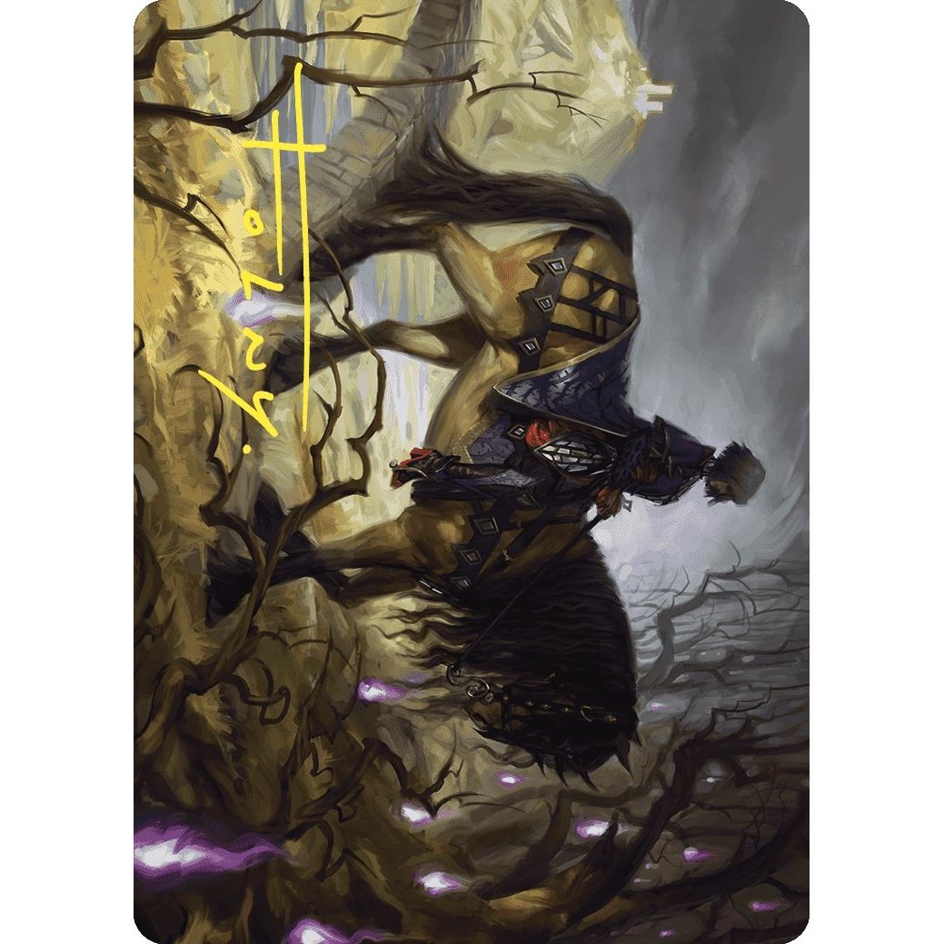 Image for Rowan's Grim Search Art Card (Gold-Stamped Signature) (13) (ASWOE) - Magic: The Gathering
