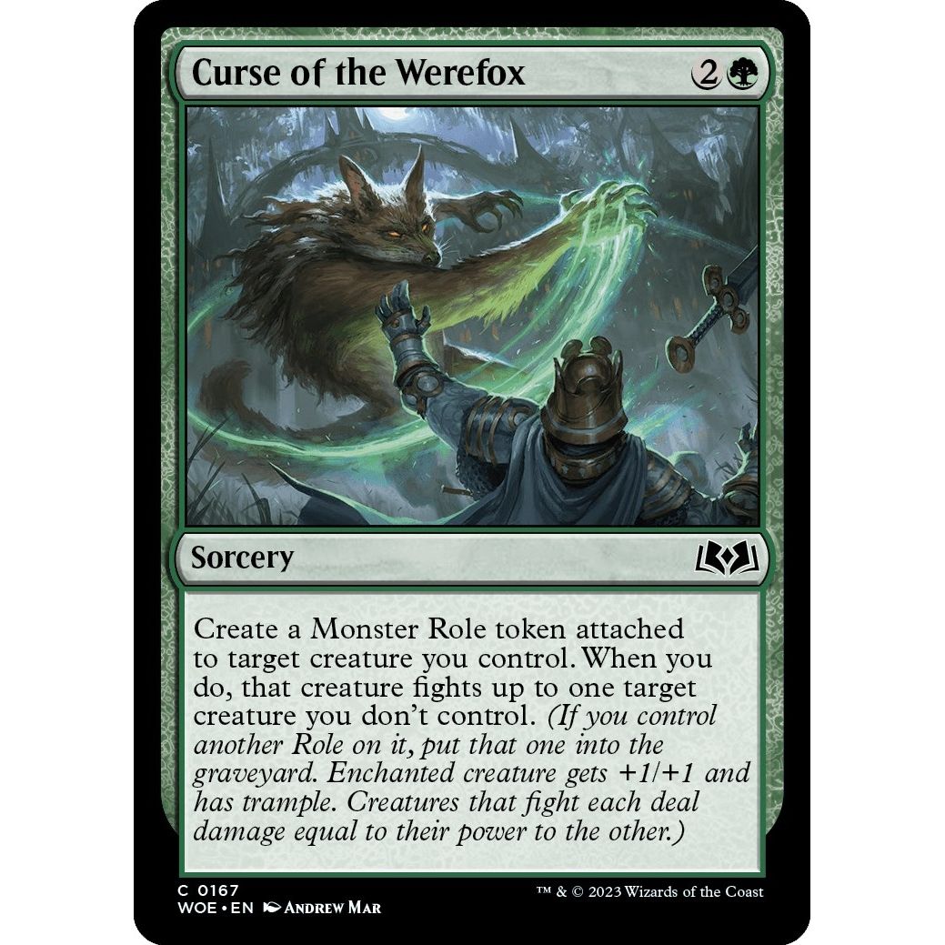 Image for Curse of the Werefox (167) (WOE) - Magic: The Gathering