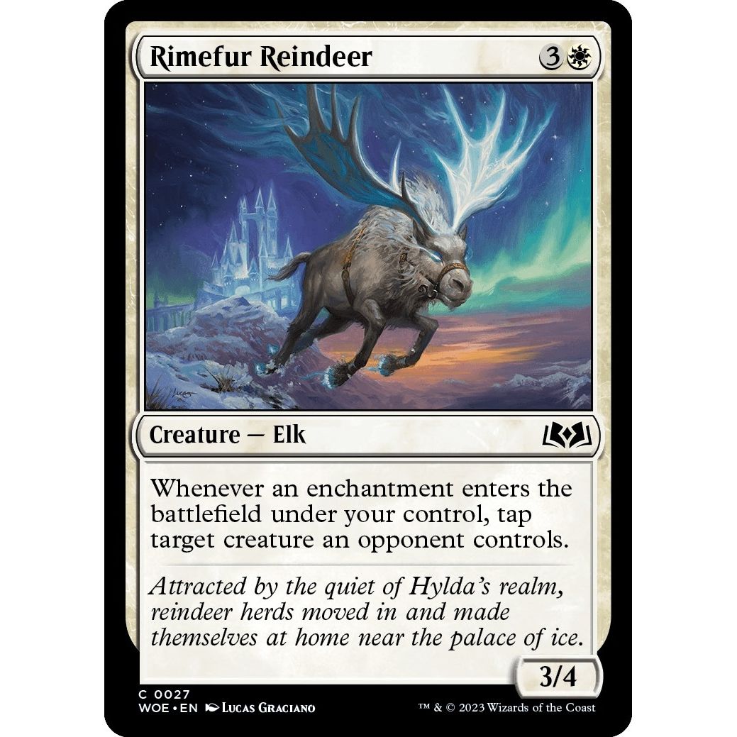 Image for Rimefur Reindeer (27) (WOE) - Magic: The Gathering