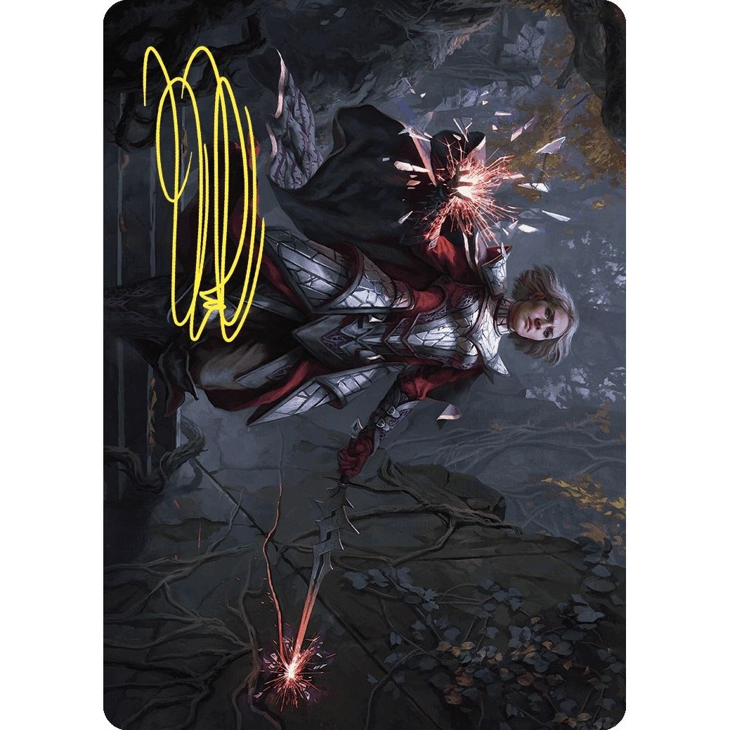 Image for Rowan, Scion of War Art Card (31/81) (Gold-Stamped Signature) (31) (ASWOE) - Magic: The Gathering
