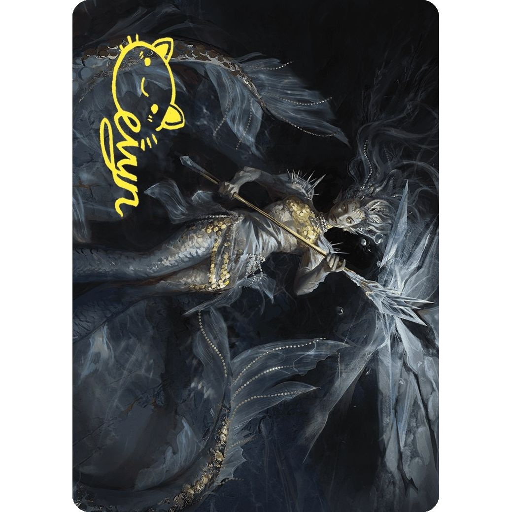 Image for Sharae of Numbing Depths Art Card (Gold-Stamped Signature) (32) (ASWOE) - Magic: The Gathering