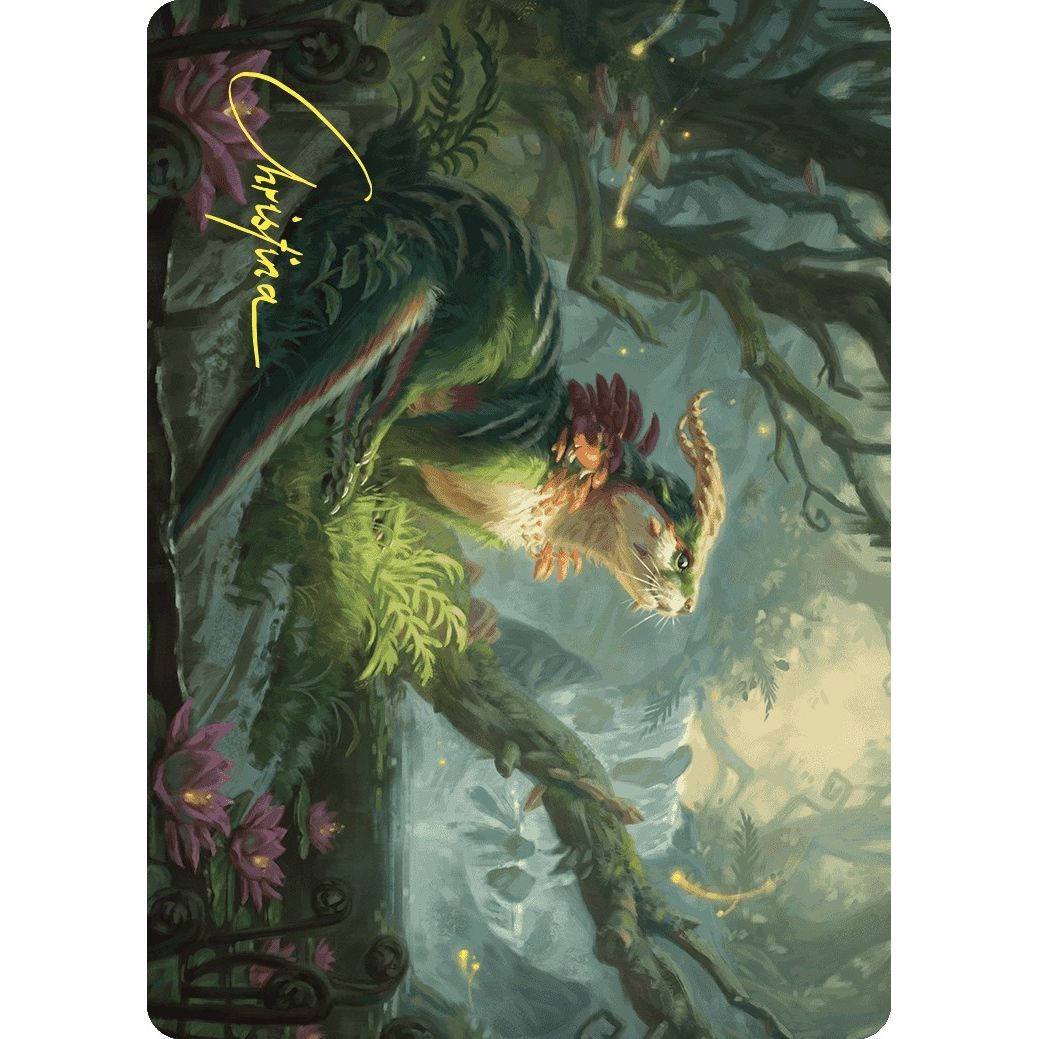 Image for Elusive Otter Art Card (Gold-Stamped Signature) (37) (ASWOE) - Magic: The Gathering