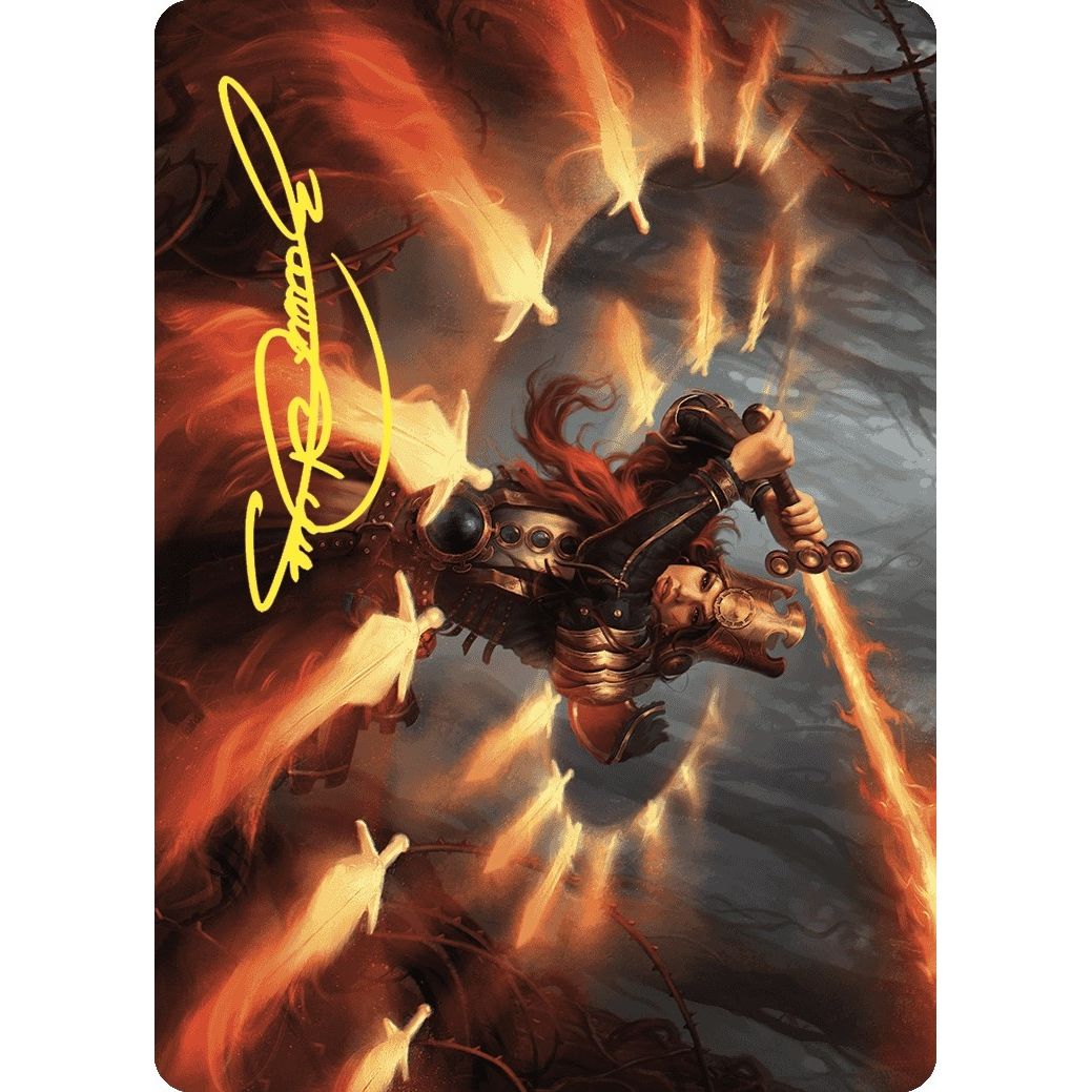Image for Heartflame Duelist Art Card (Gold-Stamped Signature) (38) (ASWOE) - Magic: The Gathering