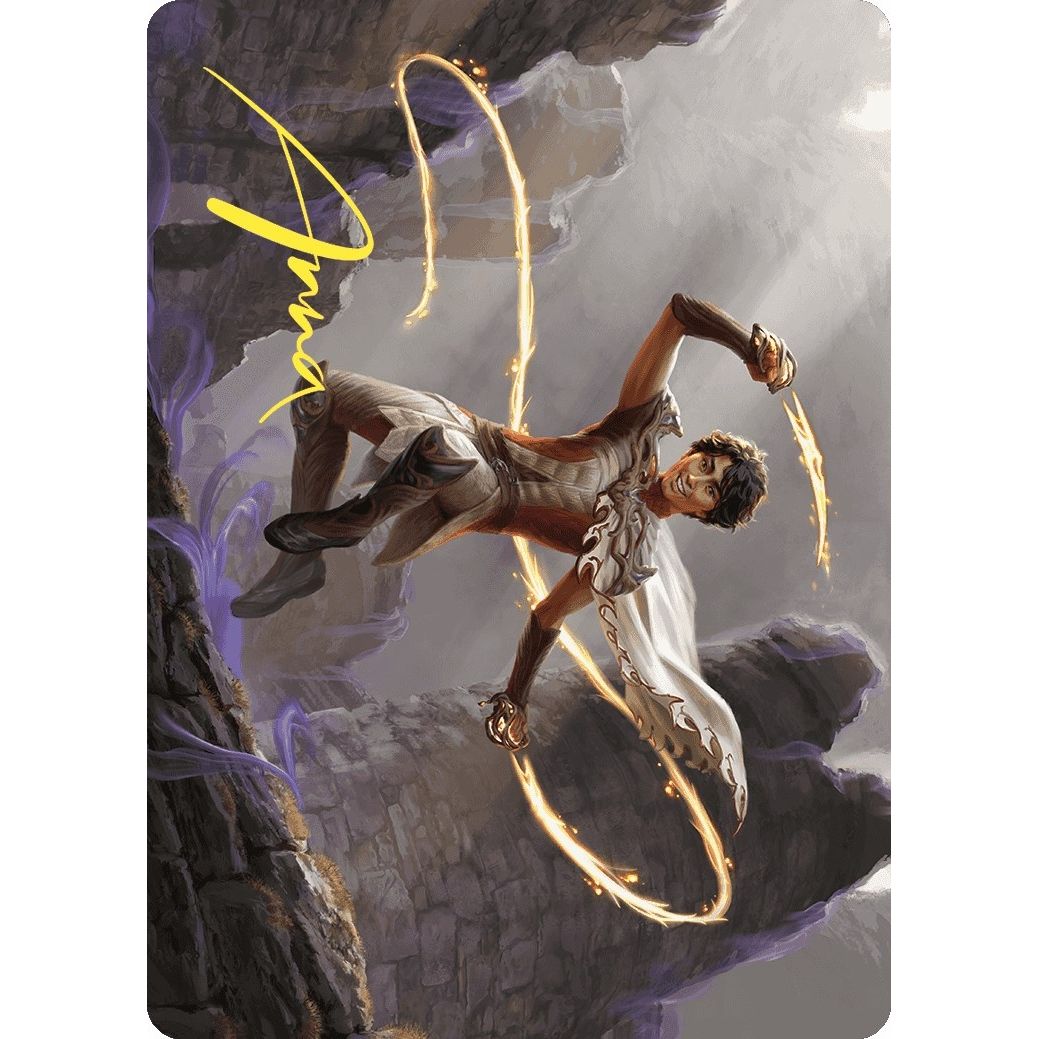 Image for Kellan, the Fae-Blooded Art Card (Gold-Stamped Signature) (39) (ASWOE) - Magic: The Gathering