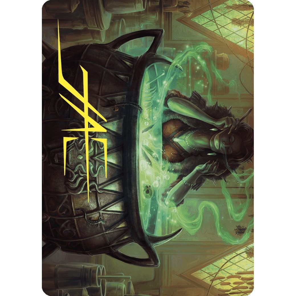 Image for Agatha's Soul Cauldron Art Card (Gold-Stamped Signature) (42) (ASWOE) - Magic: The Gathering