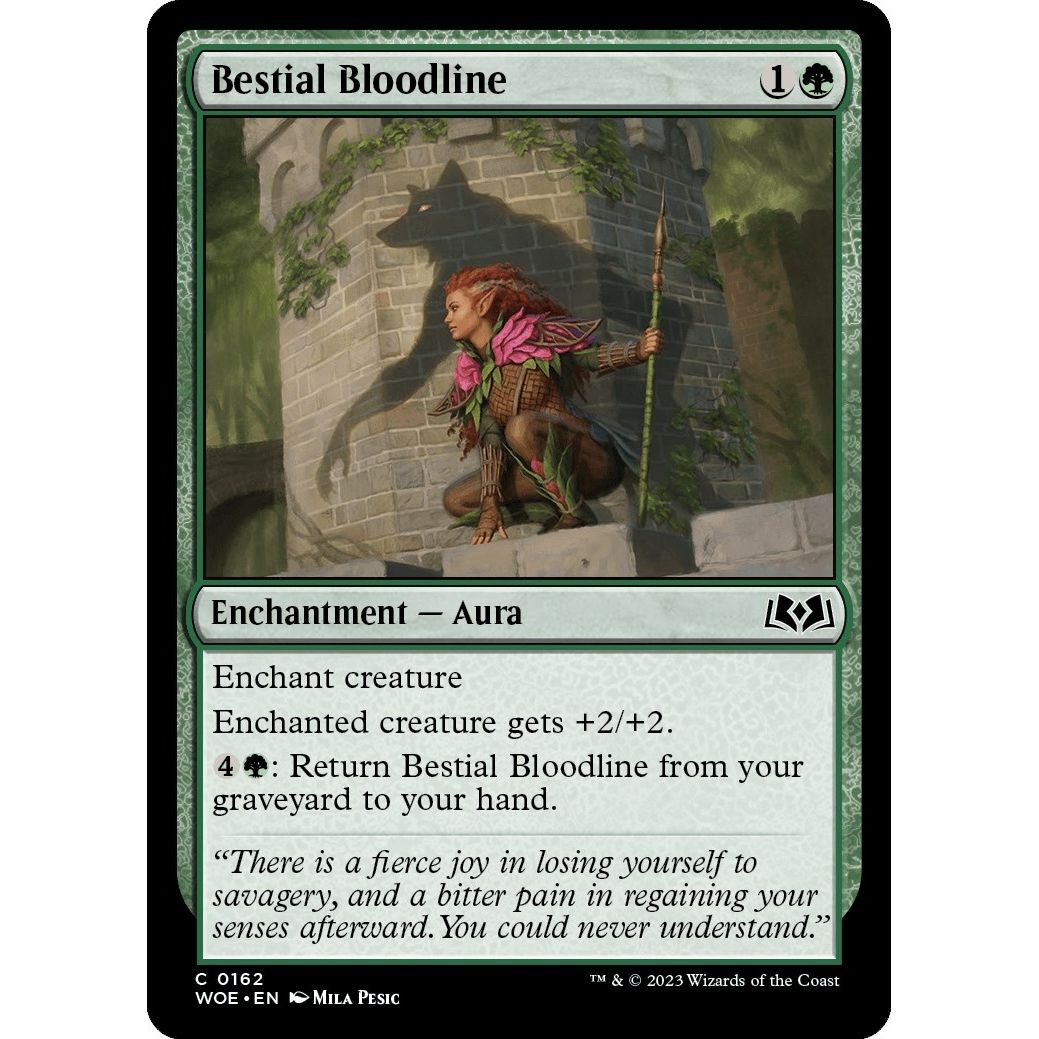 Image for Bestial Bloodline (162) (WOE) - Magic: The Gathering