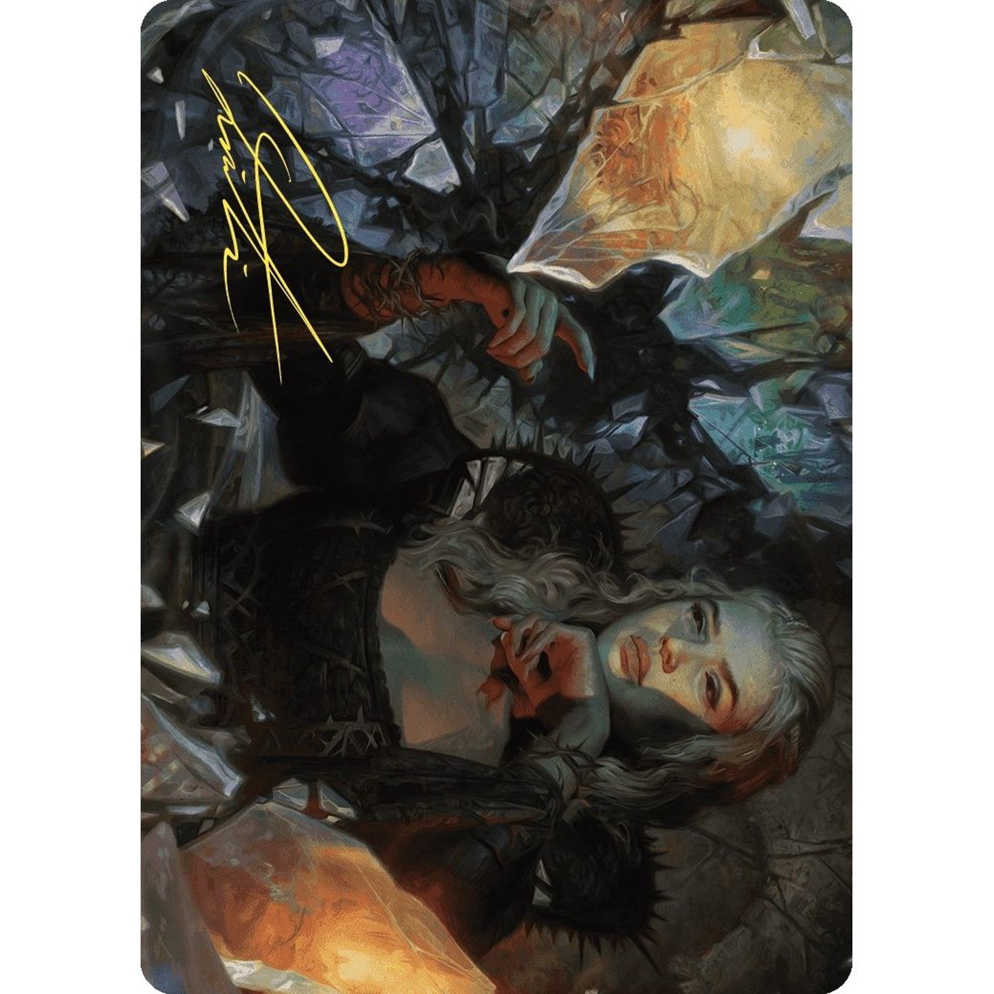 Image for Prophetic Prism Art Card (Gold-Stamped Signature) (45) (ASWOE) - Magic: The Gathering