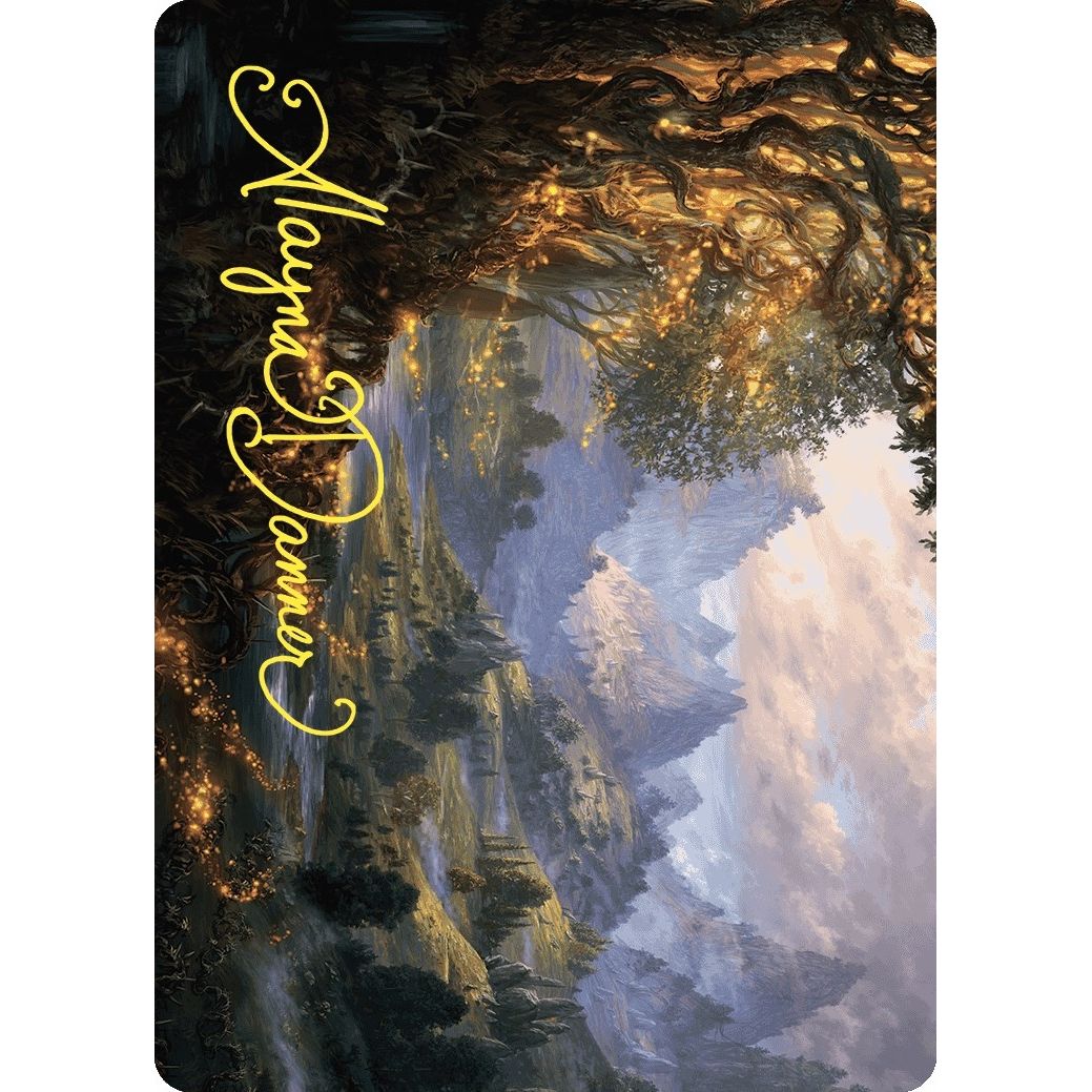 Image for Evolving Wilds Art Card (Gold-Stamped Signature) (47) (ASWOE) - Magic: The Gathering