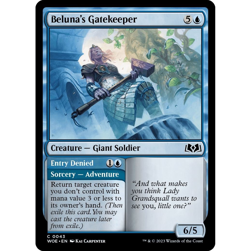 Image for Beluna's Gatekeeper (43) (WOE) - Magic: The Gathering