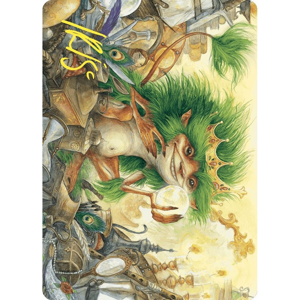 Image for Knickknack Ouphe Art Card (Gold-Stamped Signature) (50) (ASWOE) - Magic: The Gathering