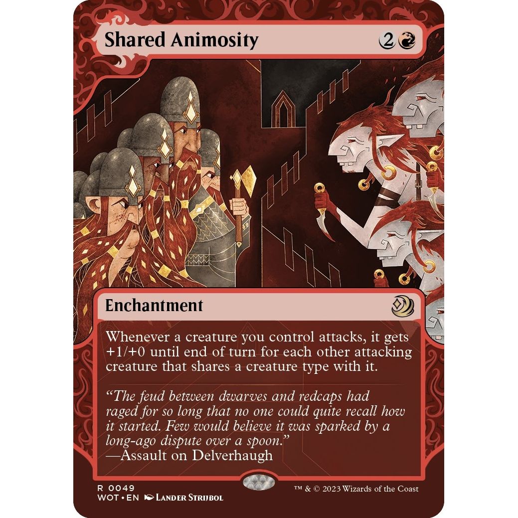 Image for Shared Animosity (49) (WOT) - Magic: The Gathering