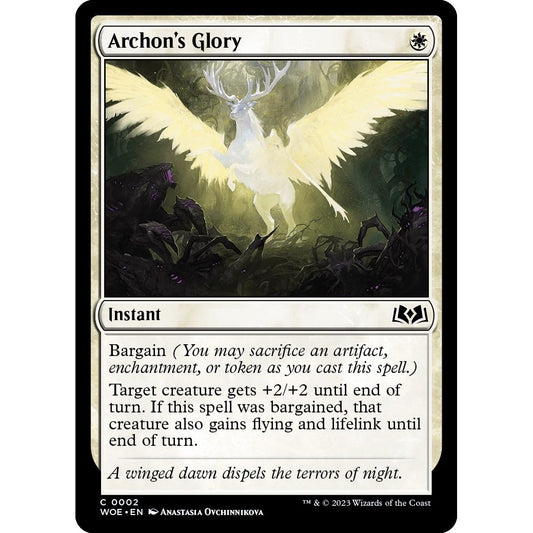 Image for Archon's Glory (2) (WOE) - Magic: The Gathering