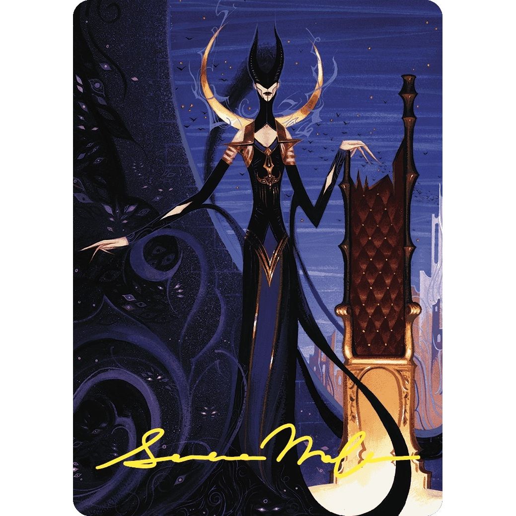 Image for Ashiok, Wicked Manipulator Art Card (57/81) (Gold-Stamped Signature) (57) (ASWOE) - Magic: The Gathering