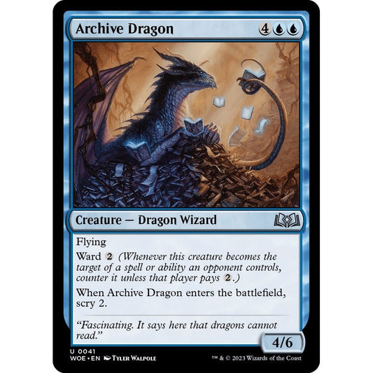 Image for Archive Dragon (41) (WOE) - Magic: The Gathering