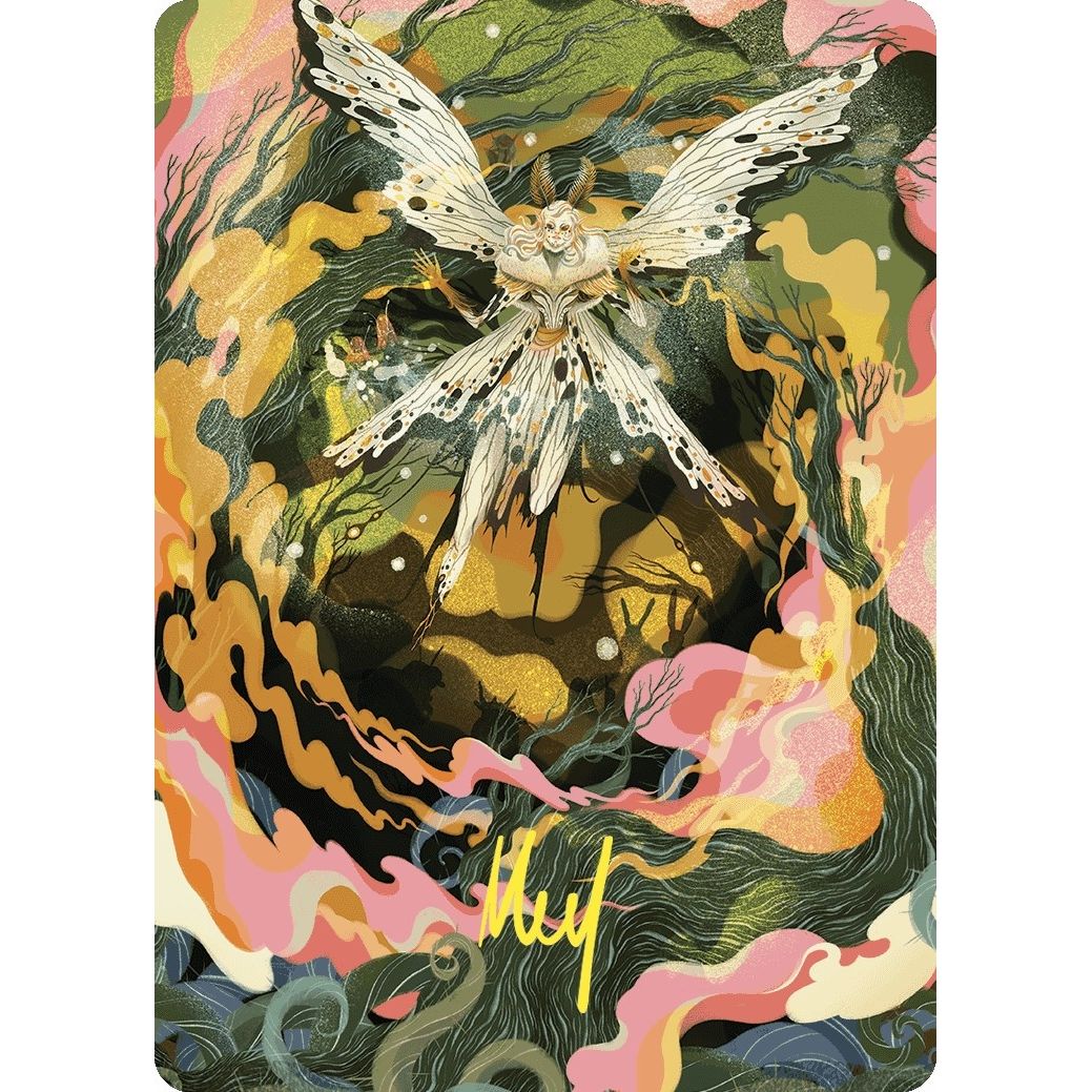 Image for Greater Auramancy Art Card (Gold-Stamped Signature) (61) (ASWOE) - Magic: The Gathering