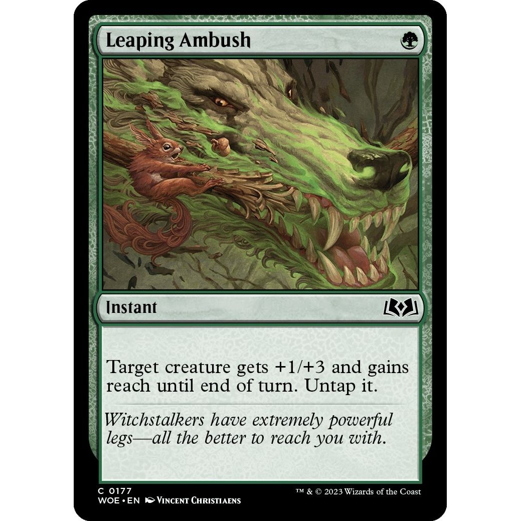 Image for Leaping Ambush (177) (WOE) - Magic: The Gathering