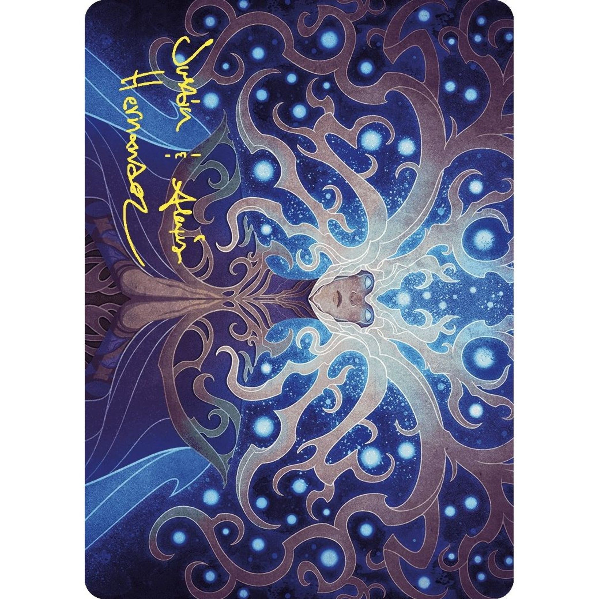 Image for Omniscience Art Card (Gold-Stamped Signature) (68) (ASWOE) - Magic: The Gathering