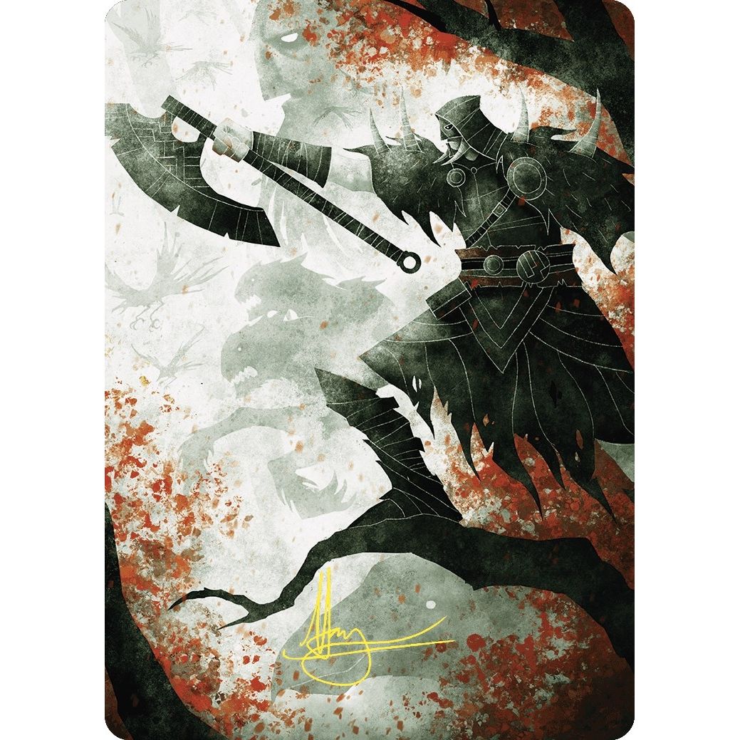 Image for Garruk's Uprising Art Card (Gold-Stamped Signature) (72) (ASWOE) - Magic: The Gathering