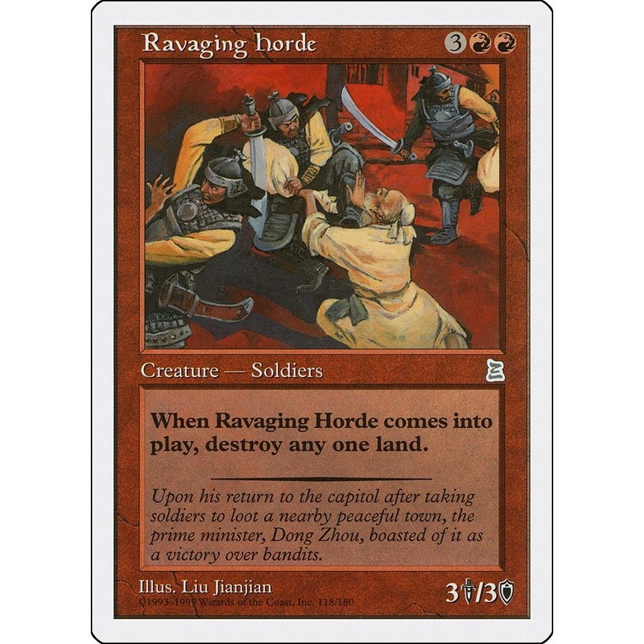 Image for Ravaging Horde (118) (PTK) - Magic: The Gathering