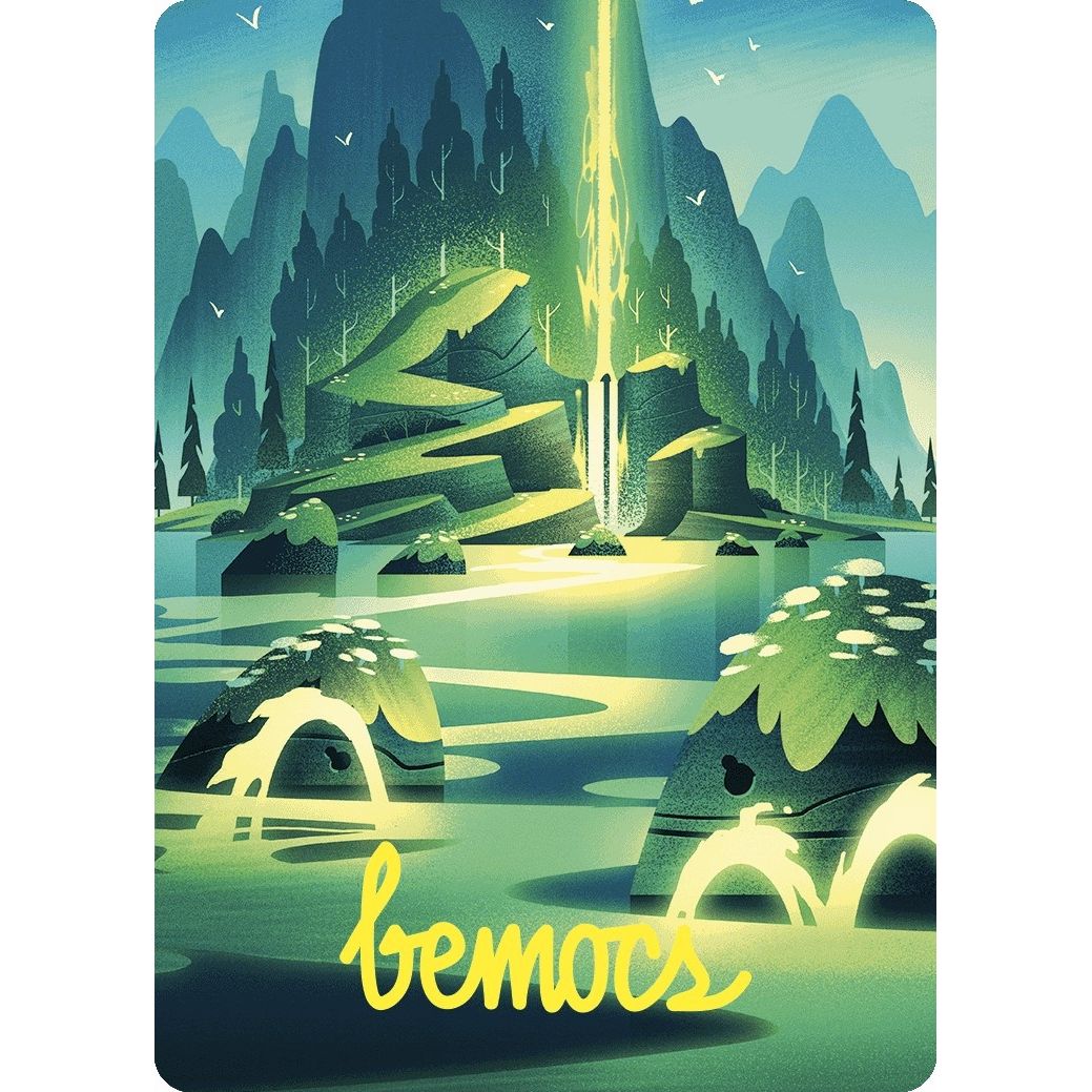 Image for Leyline of Abundance Art Card (Gold-Stamped Signature) (73) (ASWOE) - Magic: The Gathering