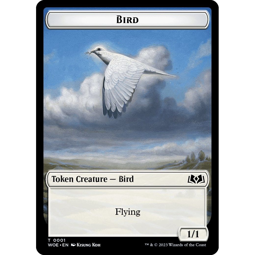 Image for Bird Token (1) (WOE) - Magic: The Gathering