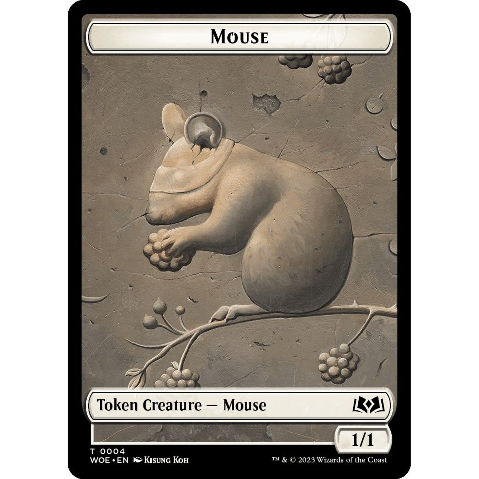 Image for Mouse Token (4) (WOE) - Magic: The Gathering