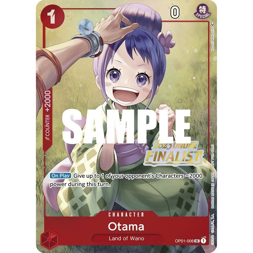 Image for Otama (Online Regional 2023) [Finalist] (OP01-006) (OP-PR) - One Piece Card Game