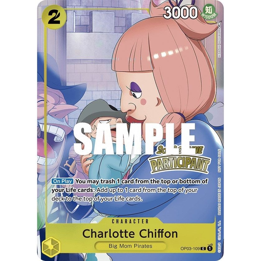 Image for Charlotte Chiffon (Online Regional 2023) [Participant] (OP03-109) (OP-PR) - One Piece Card Game