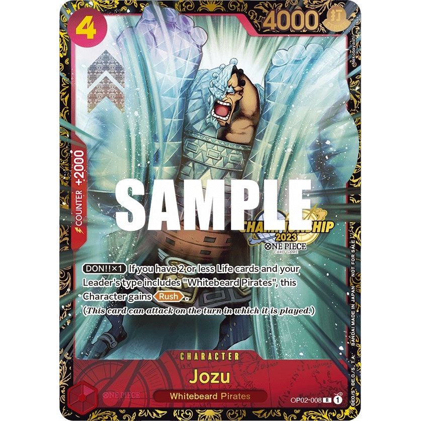 Image for Jozu (Championship 2023) (OP02-008) (OP-PR) - One Piece Card Game
