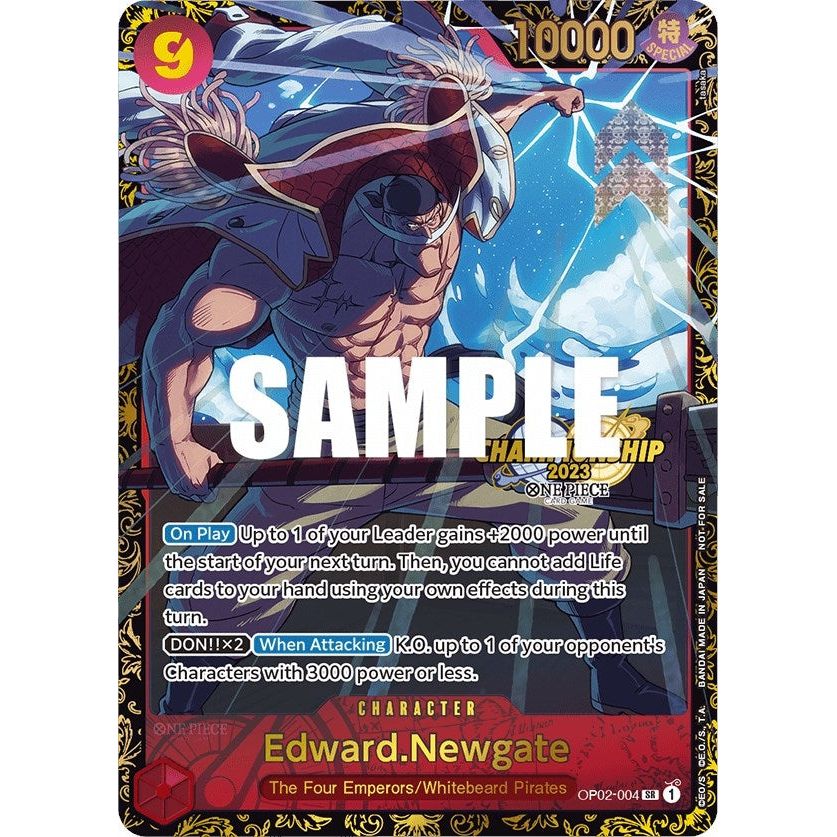 Image for Edward.Newgate (Championship 2023) (OP02-004) (OP-PR) - One Piece Card Game