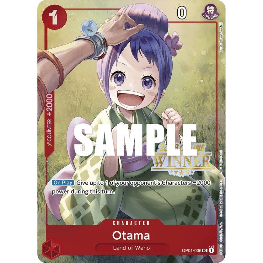Image for Otama (Online Regional 2023) [Winner] (OP01-006) (OP-PR) - One Piece Card Game