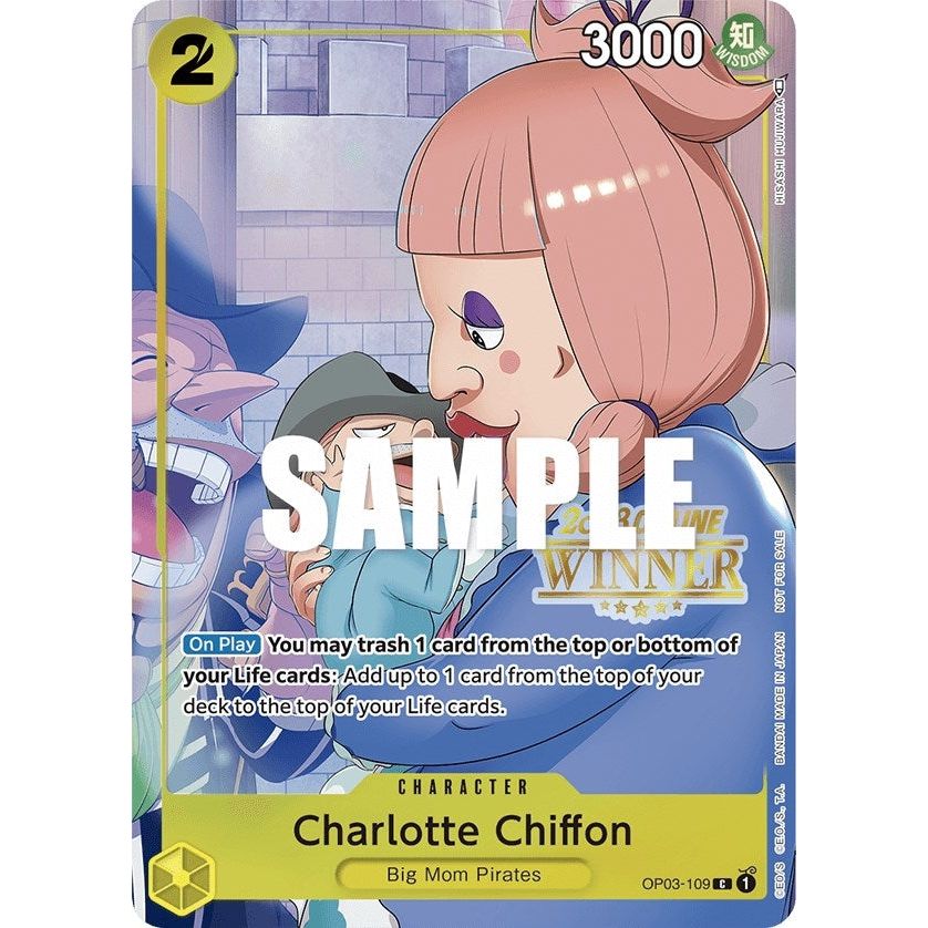 Image for Charlotte Chiffon (Online Regional 2023) [Winner] (OP03-109) (OP-PR) - One Piece Card Game